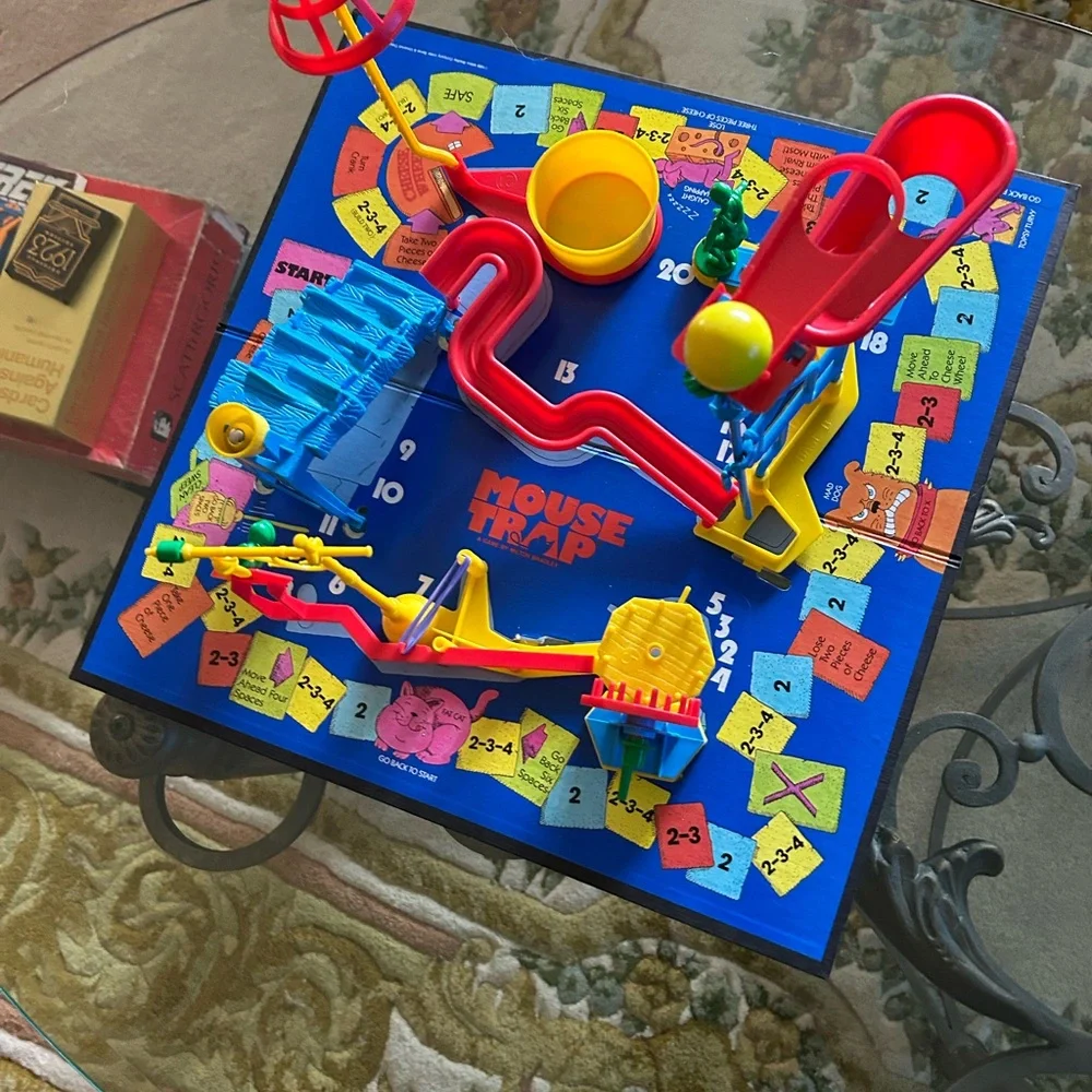 Mousetrap Board Game Vintage 1986 Milton Bradley‎